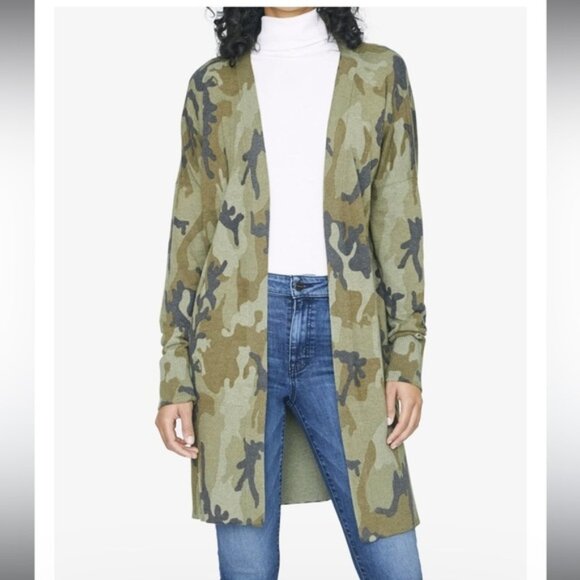 Sanctuary camo long cardigan size M - Picture 1 of 6